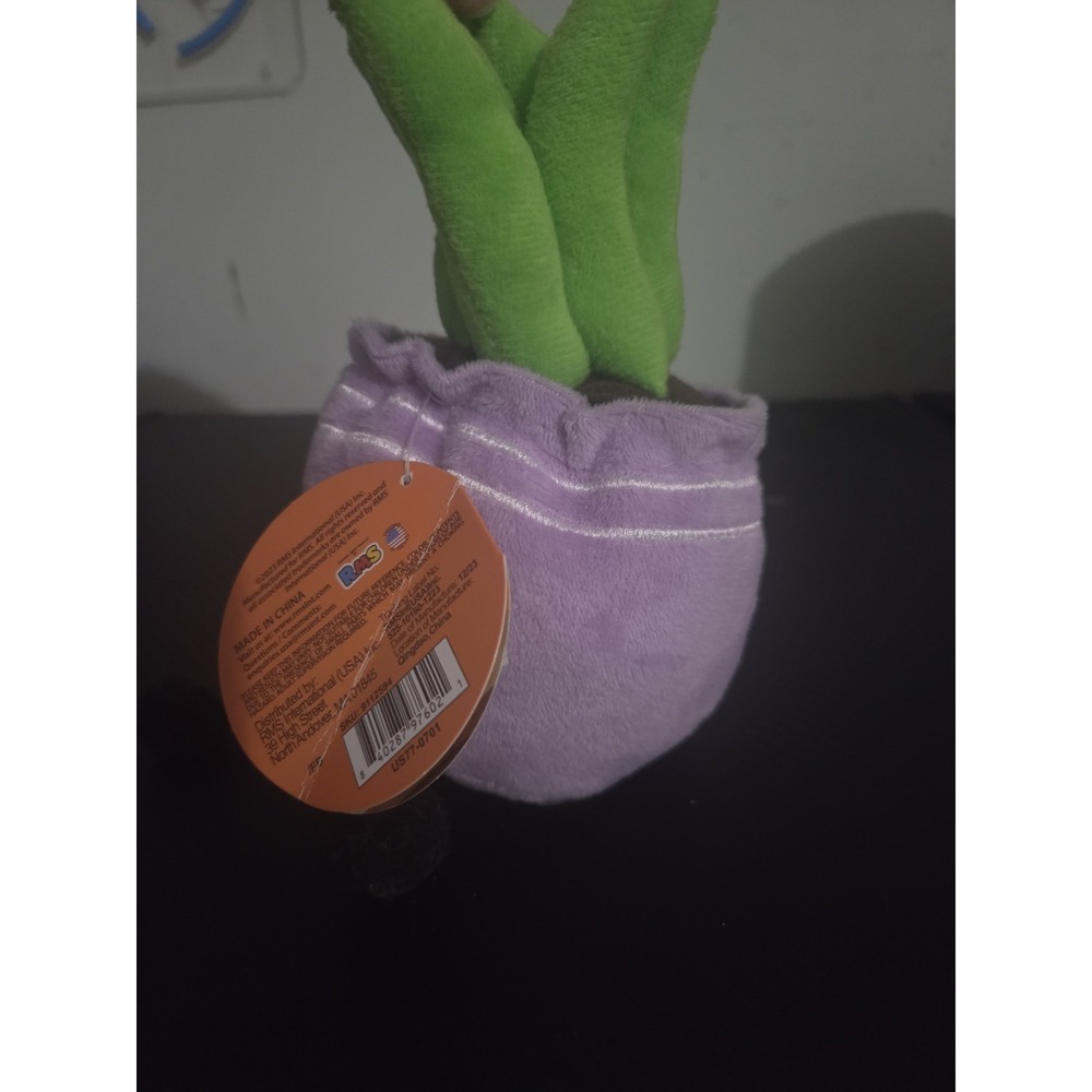 Ploofs Snuggly Sprouts Succulent Plant Plush Purple Pot Soft Stuffed Aloe D21 - Picture 4 of 6